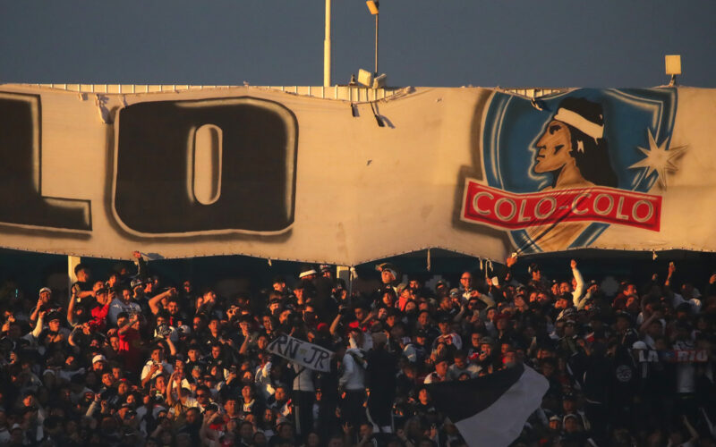 Hinchas de Colo-Colo.