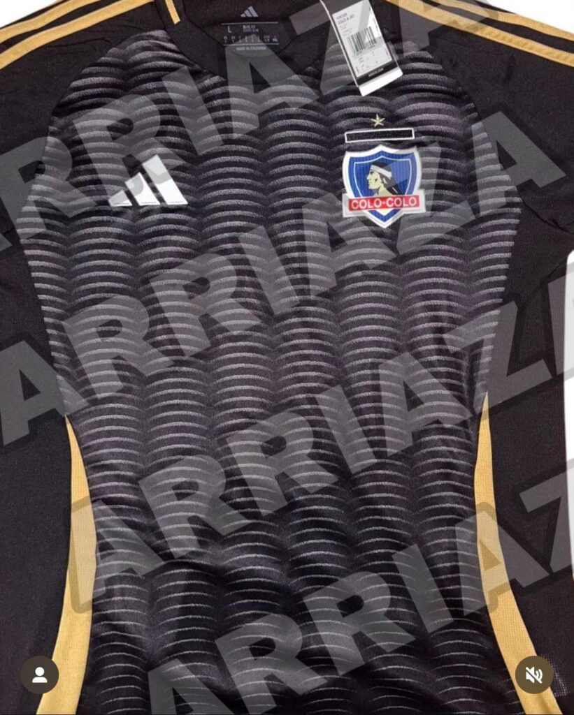 Filtración de la camiseta negra de Colo-Colo para 2025