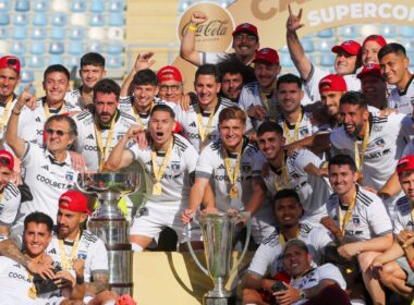 Colo-Colo celebrando la obtención de la Supercopa 2024.