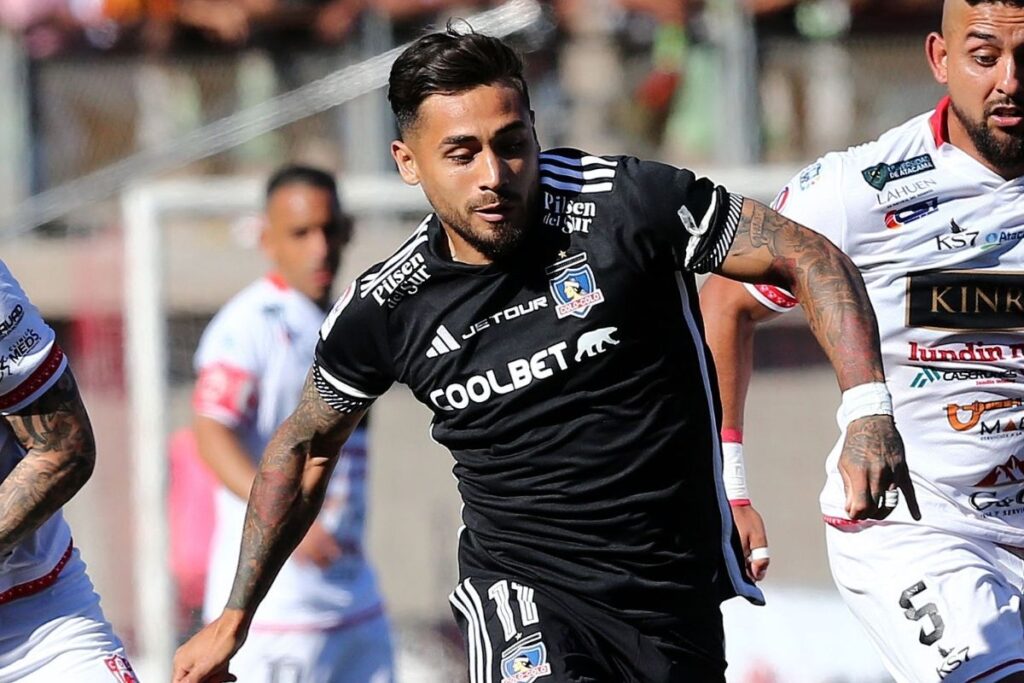 Marcos Bolados en el duelo entre Colo-Colo y Deportes Copiapó.