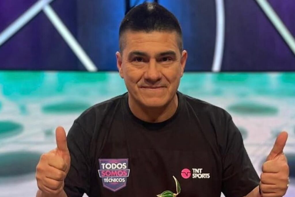 El ex futbolista, Marcelo Vega.