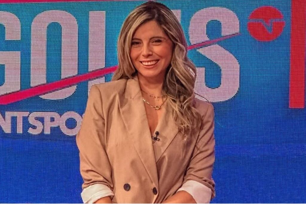 La periodista de TNT Sports, Verónica Bianchi