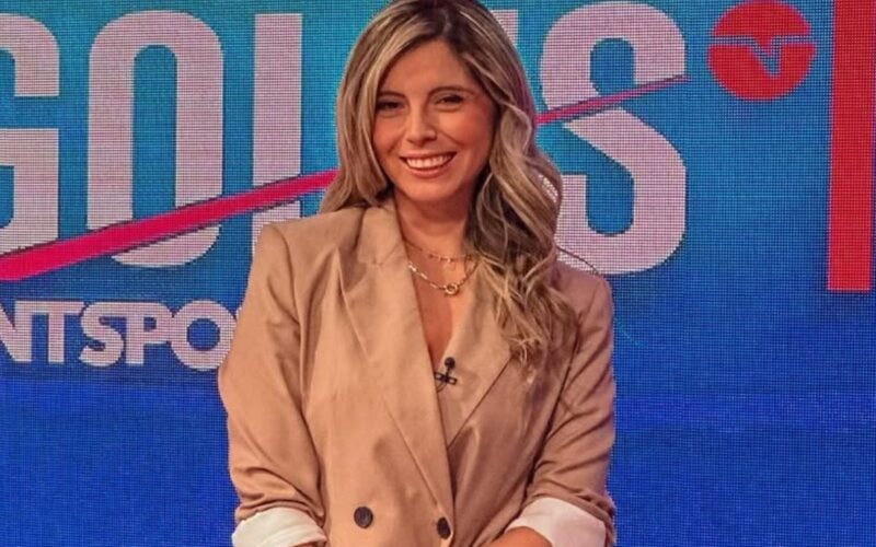 La periodista de TNT Sports, Verónica Bianchi