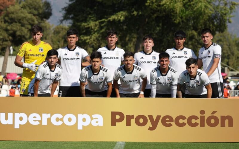 Formación de Colo-Colo en la Supercopa de Proyección vs O'Higgins.