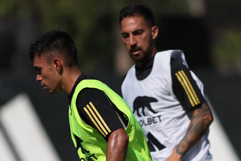 Jugadores de Colo-Colo trabajando en la pretemporada.