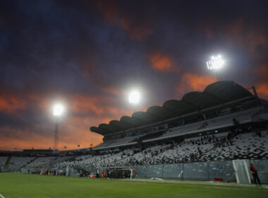 Futbol, Colo Colo vs Deportes Iquique. Fecha 29, Campeonato Nacional 2024. Estadio Monumental es fotografiado durante el partido de primera division Colo Colo contra Deportes Iquique disputado en el estadio Monumental en Santiago, Chile. 03/11/2024 Felipe Zanca/Photosport Football, Colo Colo vs Deportes Iquique. 29th turn, 2024 National Championship. Colo Colo's stadium are pictured during the first division match against Deportes Iquique held at the Monumental stadium in Santiago, Chile. 03/11/2024 Felipe Zanca/Photosport