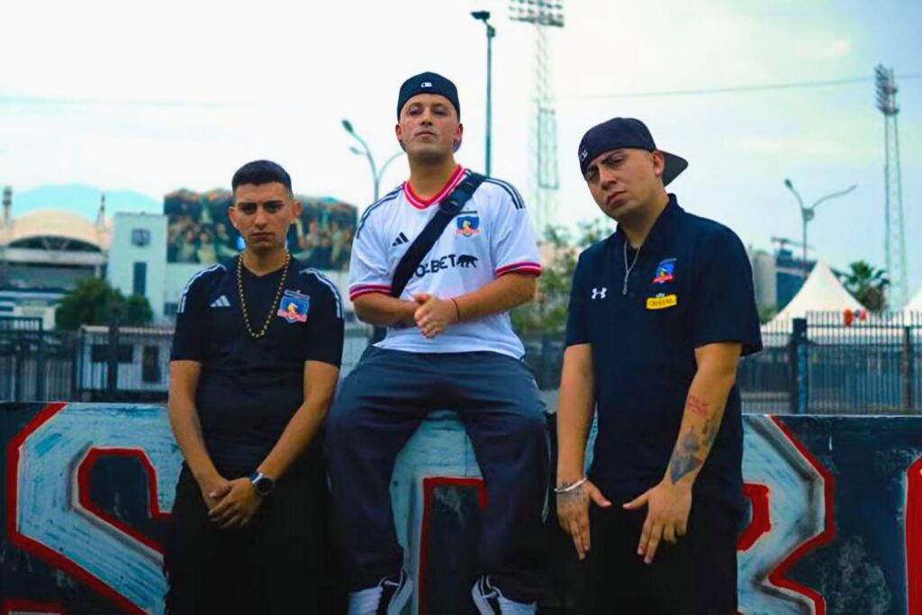 Price, Elebbe y Fences en la grabación del videoclip "Te pusiste nerviosa"