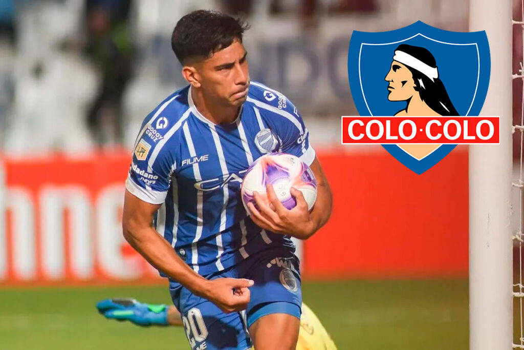 Salomón Rodríguez con la camiseta de Godoy Cruz.