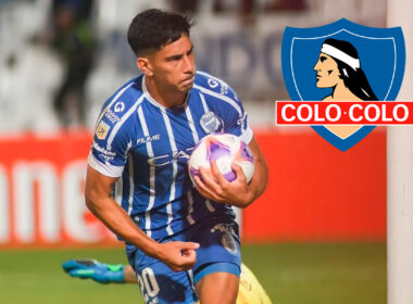 Salomón Rodríguez con la camiseta de Godoy Cruz.