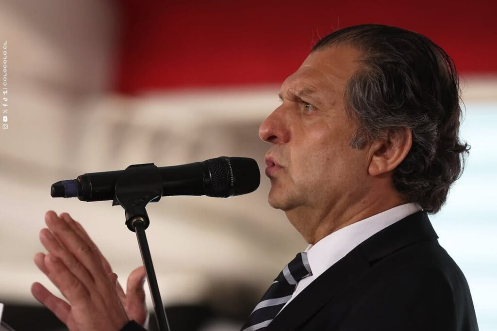 Aníbal Mosa en el Estadio Monumental.