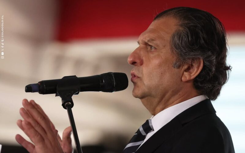 Aníbal Mosa en el Estadio Monumental.