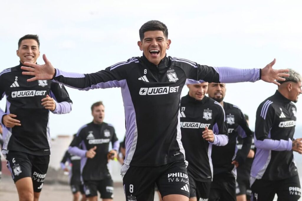 Esteban Pavez durante la pretemporada de Colo-Colo.