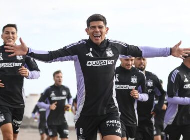 Esteban Pavez durante la pretemporada de Colo-Colo.