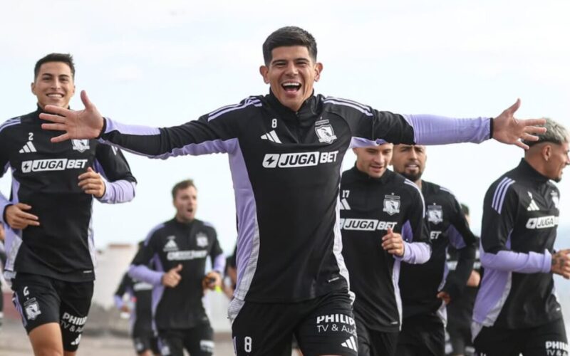 Esteban Pavez durante la pretemporada de Colo-Colo.