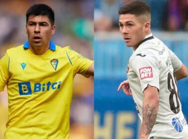 Los nuevos refuerzos de Colo-Colo, Tomás Alarcón y Víctor Méndez.