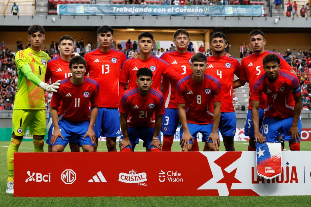 Formación Selección Chilena Sub-20 vs Argentina.