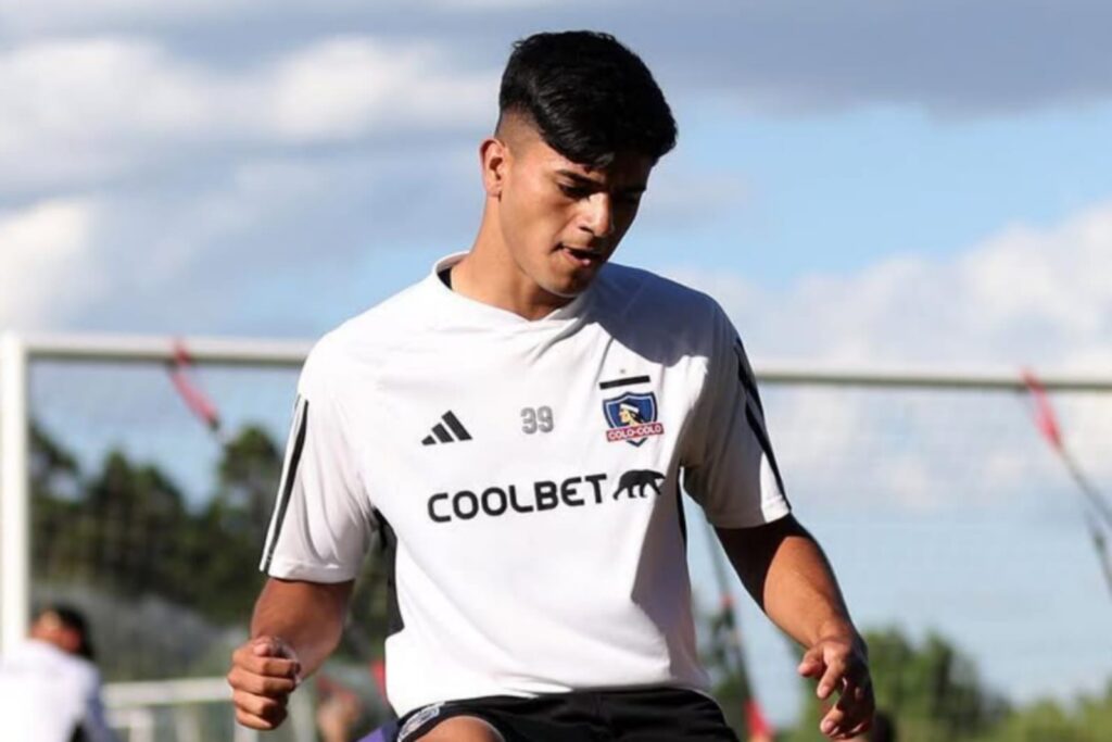 Matías Pinto durante la pretemporada de Colo-Colo en Uruguay,