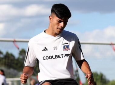 Matías Pinto durante la pretemporada de Colo-Colo en Uruguay,