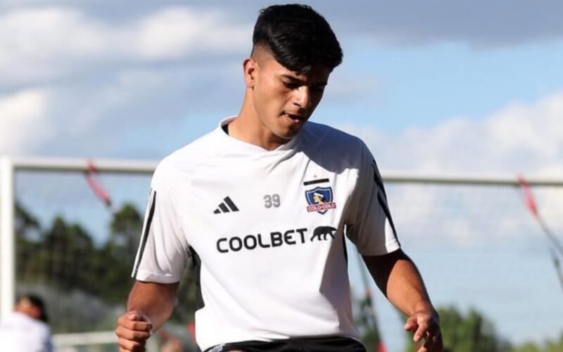 Matías Pinto durante la pretemporada de Colo-Colo en Uruguay,