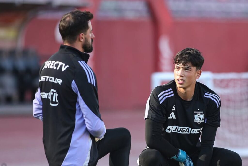 Santiago Tapia y Fernando de Paul en la pretemporada de Colo-Colo.