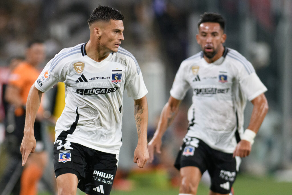 Jugadores de Colo-Colo durante el partido frente a O'Higgins.