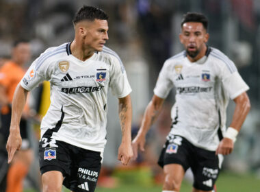 Jugadores de Colo-Colo durante el partido frente a O'Higgins.