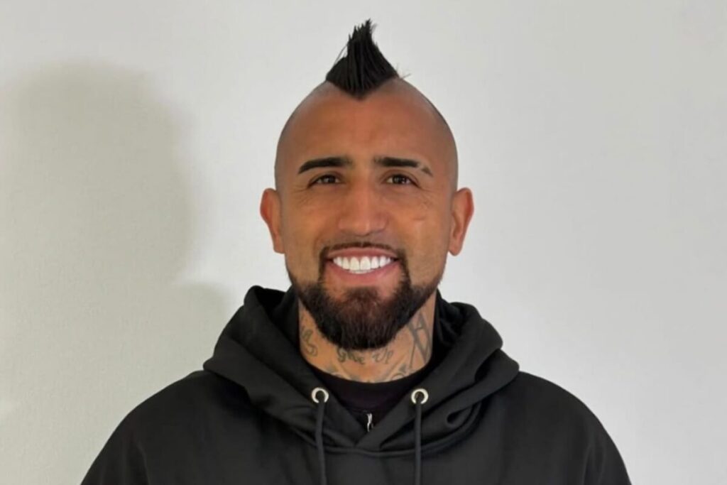 Primer plano a Arturo Vidal.