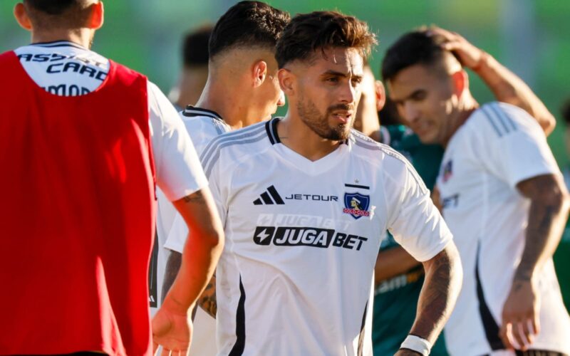 Marcos Bolados y Sebastián Vegas tras el final del partido ante Santiago Wanderers.