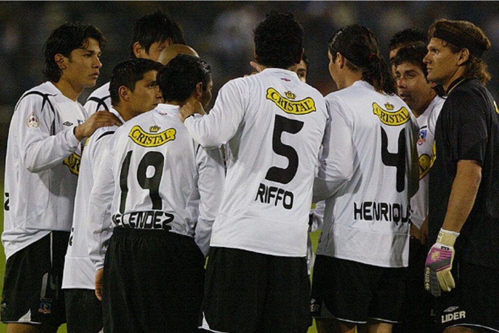 Colo-Colo en la final de la Copa Sudamericana 2006.