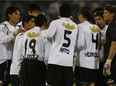 Colo-Colo en la final de la Copa Sudamericana 2006.