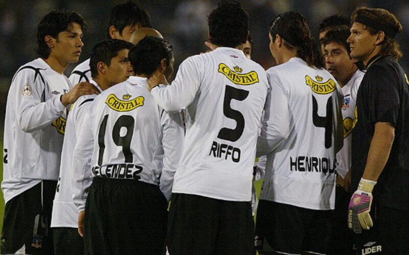 Colo-Colo en la final de la Copa Sudamericana 2006.