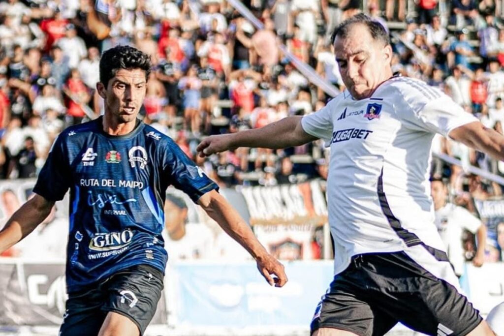 Rubén Martínez frente a Deportes Colchagua en la Gira Centenario.