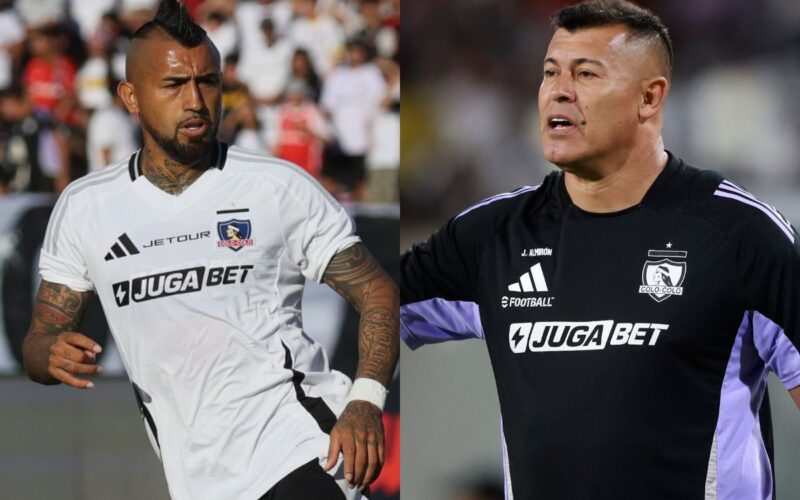 Arturo Vidal y Jorge Almirón