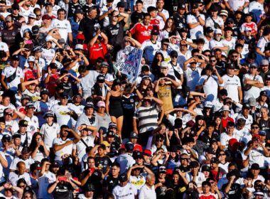 Hinchas de Colo-Colo en el partido frente O'Higgins.