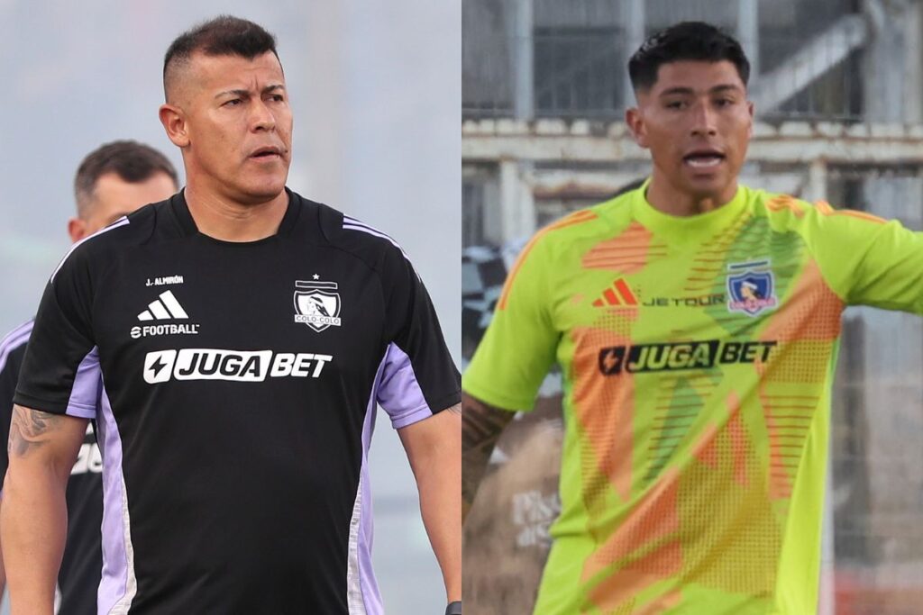 Jorge Almirón y Brayan Cortés en Colo-Colo