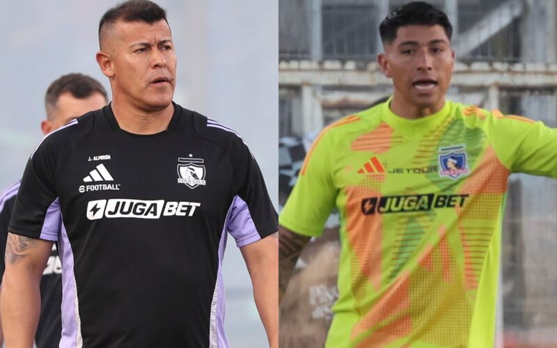 Jorge Almirón y Brayan Cortés en Colo-Colo