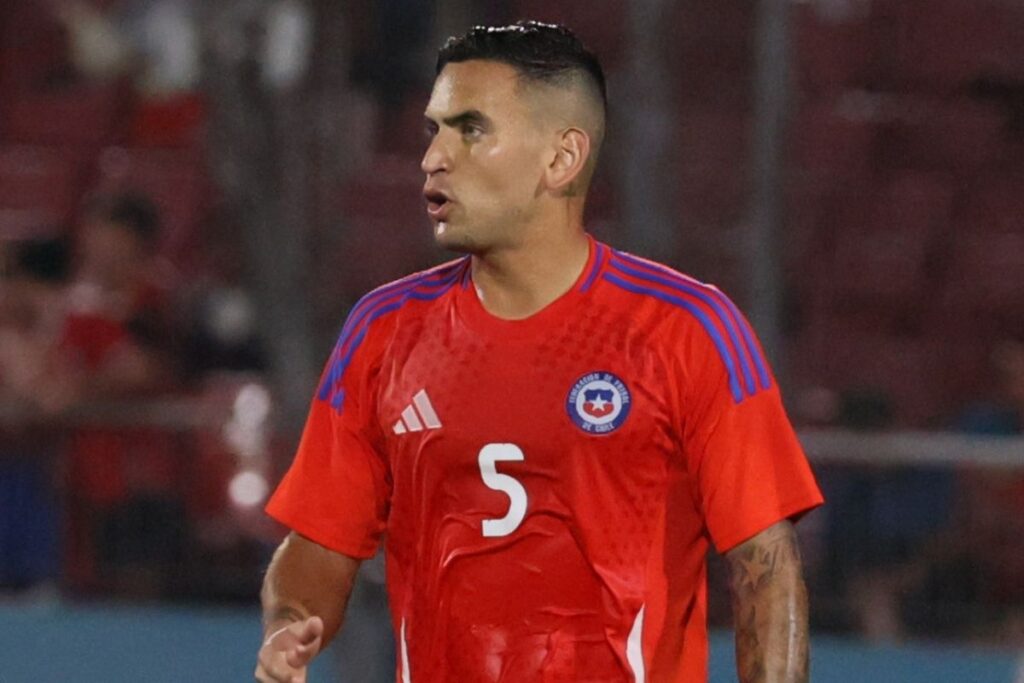 Sebastián Vegas en la Selección Chilena.