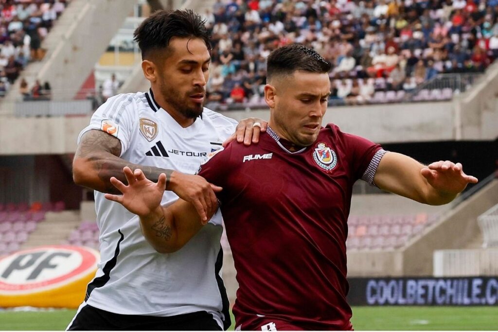 Marcos Bolados en el partido de Colo-Colo frente a Deportes La Serena.