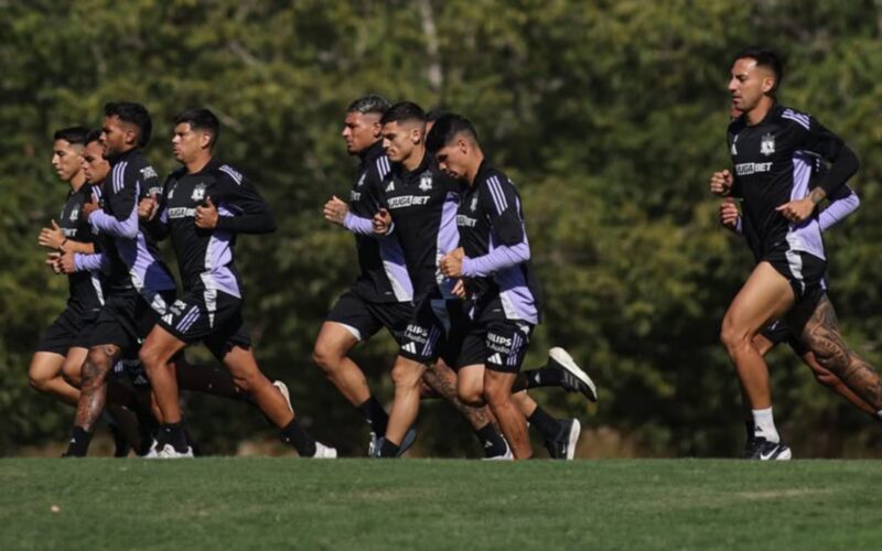 Entrenamiento Colo-Colo en el Campo de Entrenamiento del Sifup.