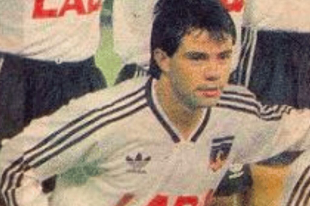 Juan Carlos Peralta en la formación de Colo-Colo 1991.