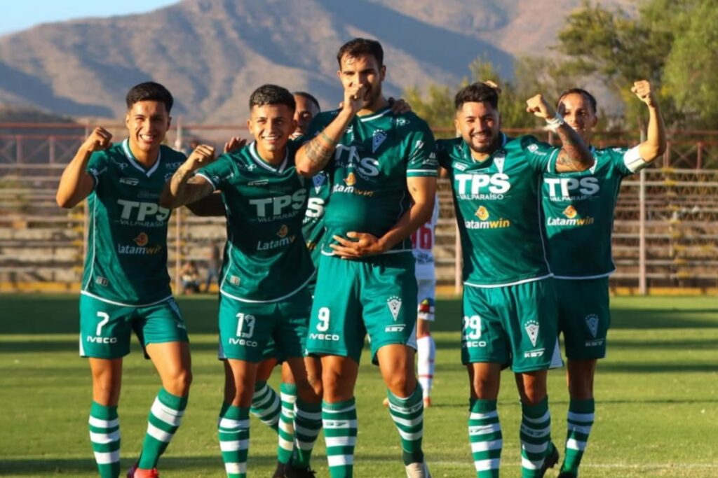 Gol de Santiago Wanderers vs Unión San Felipe.