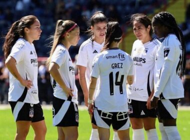 Colo-Colo Femenino durante el partido vs Huachipato.