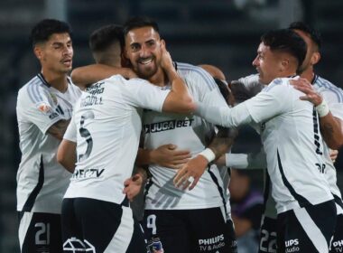 Gol de Lucas Cepeda en el partido de Colo-Colo vs Everton.