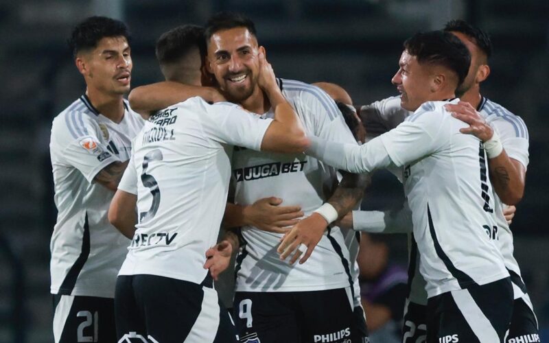 Gol de Lucas Cepeda en el partido de Colo-Colo vs Everton.