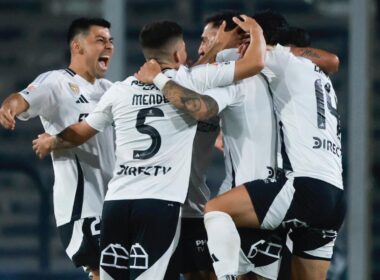 Gol Colo-Colo frente a Everton de Viña del Mar.