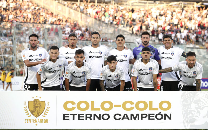 Futbol, Colo Colo vs Union San Felipe. Fase de grupos, Copa Chile 2024. El equipo de Colo Colo es fotografiado antes del partido del grupo B de la Copa Chile realizado en el estadio Monumental de Santiago, Chile. 12/02/2025 Felipe Zanca/Photosport Football, Colo Colo vs Union San Felipe. Group stage, 2025 Copa Chile. Colo Colo Õs team are pictured b aefore group stage B match of the Copa Chile Championship at the Monumental stadium in Santiago, Chile. 12/02/2025 Felipe Zanca/Photosport