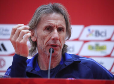 Futbol, Conferencia de prensa seleccion chilena. El entrenador de la selección chilena Ricardo Gareca realiza conferencia de prensa previo al partido contra Ecuador realizado en el la sede de la ANFP Santiago, Chile. 24/03/2025 Jonnathan Oyarzun/Photosport Football, Chilean national team press conference The coach of the Chilean team Ricardo Gareca holds a press conference prior to the match against Ecuador held at the ANFP headquarters in Santiago, Chile 24/03/2025 Jonnathan Oyarzun/Photosport