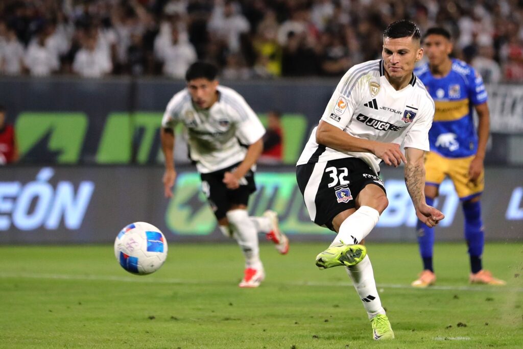 El penal de Colo-Colo frente a Everton.