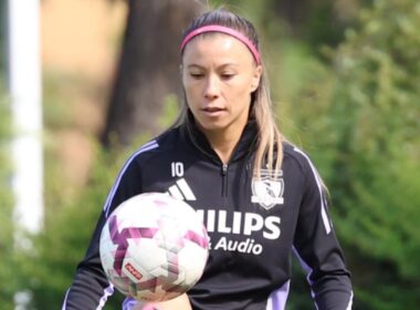 Yanara Aedo en la pretemporada de Colo-Colo Femenina